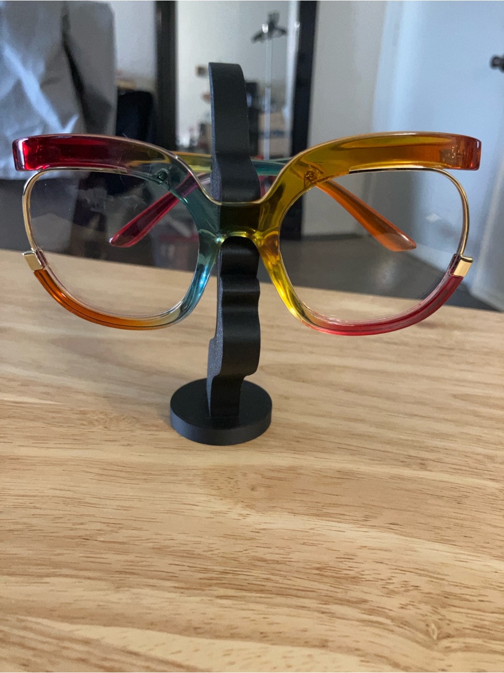 SHEIN Multicolor Cat-Eye Gradient Glasses